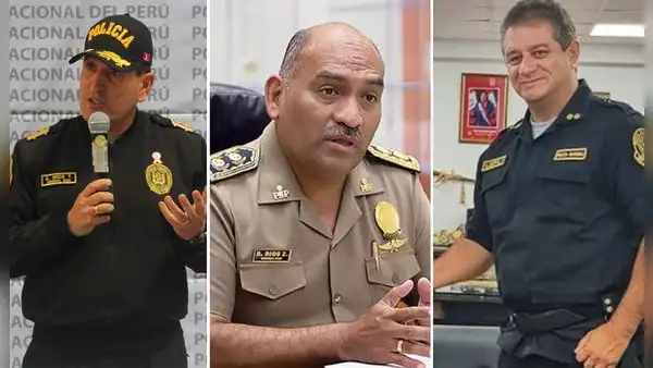 Remueven de sus cargos al general PNP Augusto Ríos Tiravanti y jefes policiales de Ica y Ucayali