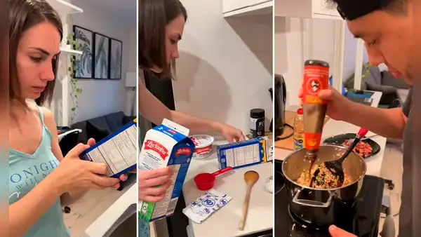 Mujer de CANADÁ se sorprende al ver cómo cocina su esposo de PERÚ: “Yo sigo la receta, él su instinto”