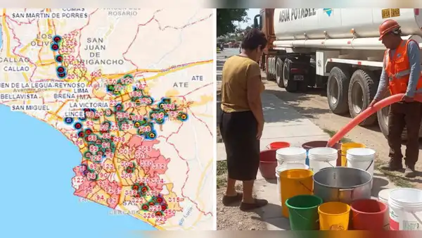 Estos son los 4 distritos de Lima que no tendrán agua hasta por 96 horas y sus puntos de abastecimiento