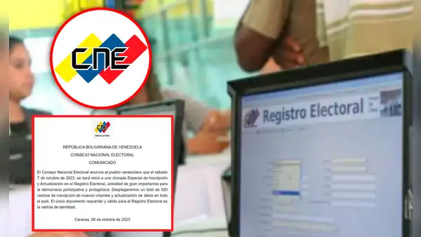 CNE anuncia nueva jornada de inscripción y actualización en el Registro Electoral