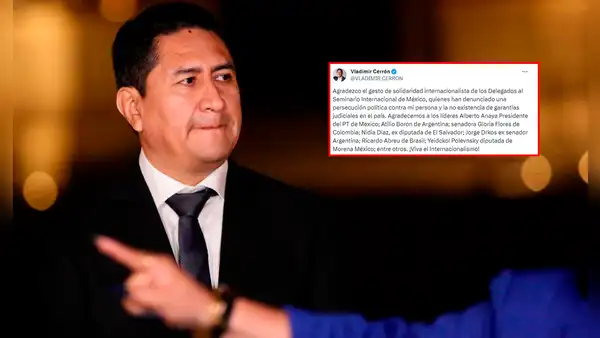 Vladimir Cerrón habla desde la clandestinidad tras ser condenado con prisión efectiva