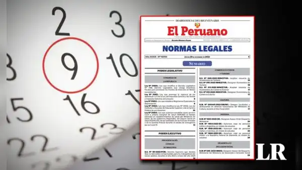 ¿El 9 de octubre será feriado o día no laborable? Esto señala El Peruano
