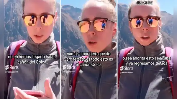 Turista rusa expresa su descontento al visitar el Colca en AREQUIPA: "¿Este es el cañón?"