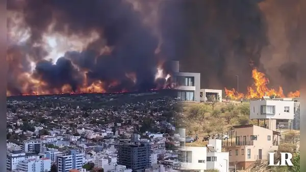 Incendio forestal deja a oscuras cielo de Argentina: joven inició fuego por preparar un café
