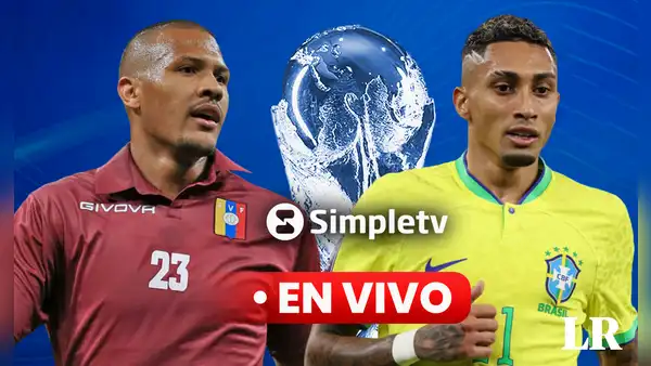 [SIMPLE TV, EN VIVO] Venezuela vs. Brasil: ¿a qué hora y dónde ver el partido de la Vinotinto por las Eliminatorias 2026?