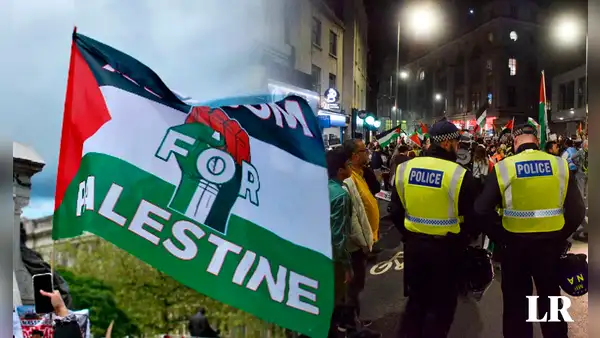Reino Unido ordena a la Policía considerar "ofensa criminal" ondear la bandera de Palestina