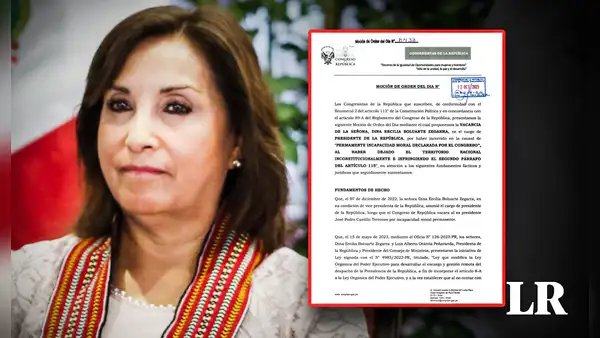 Presentan moción de vacancia contra Dina Boluarte por viajes al extranjero