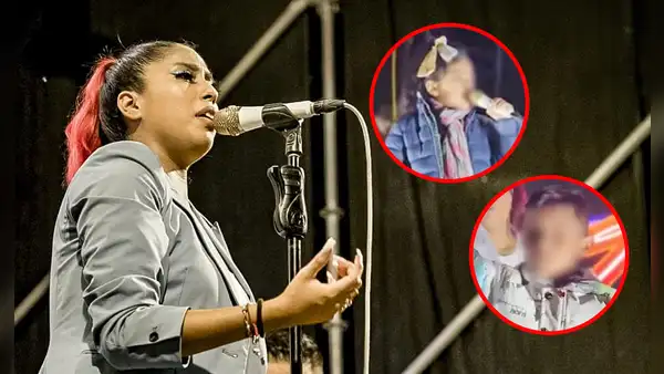 Azucena Calvay cumple el sueño de 2 niños tras hacerlos cantar en su concierto de Cajamarca: "Gran dúo"