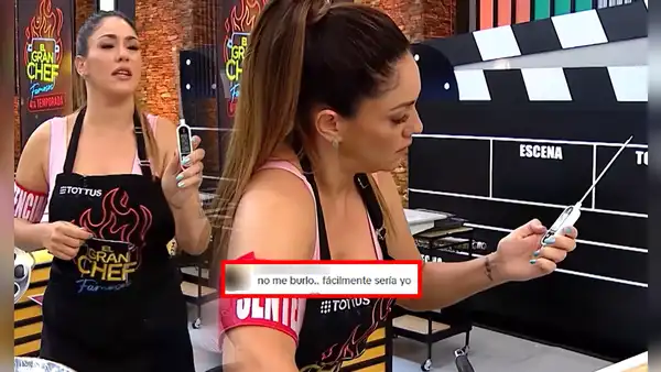 Tilsa confunde termómetro con encendedor en 'El gran chef' y en redes reaccionan: "Fácilmente sería yo"