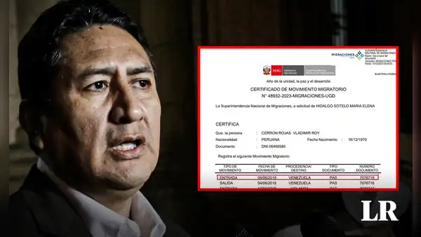Vladimir Cerrón sigue en el Perú, según su movimiento migratorio