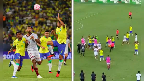 Histórico empate de Venezuela contra Brasil terminó en altercado