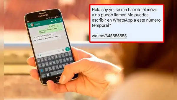 'Hola, mi teléfono se ha roto': ¿cómo funciona la nueva estafa que circula en WhatsApp?