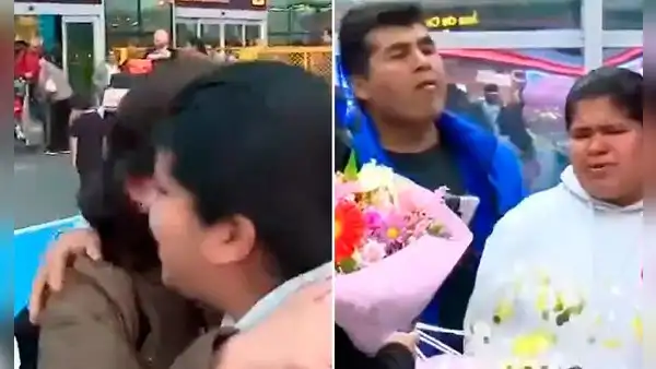 Llorando de emoción tras vivir una pesadilla: así fue la llegada de primeros peruanos varados en Israel