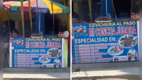 Cevichería impacta en redes sociales por peculiar nombre: “Excelente emprendimiento”