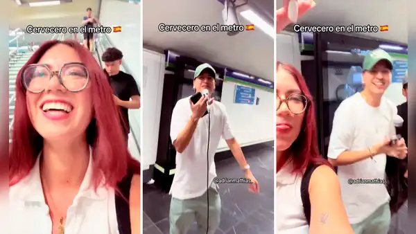 Peruanos escuchan la canción 'Cervecero' en el metro de Madrid y arman la fiesta: “Aquí con sed”