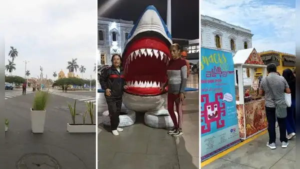 Cierran acceso a plaza de Armas de Trujillo con maceteros: ¿Por qué y cuánto durará?
