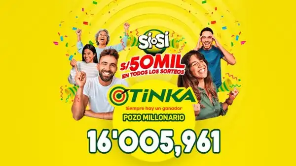 La Tinka resultados: mira AQUÍ el sorteo del domingo 15 de octubre de 2023