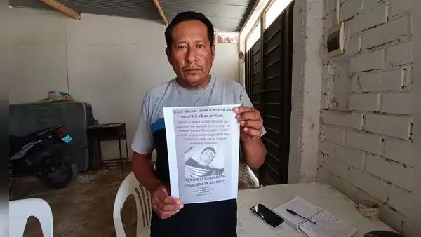 Piura: padre agredido por taxista clama apoyo para operarse de una fractura en el cráneo