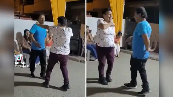 Adulta mayor sorprende a sus invitados con coreografía de canción de los 70 en La Libertad: “De sus tiempos”