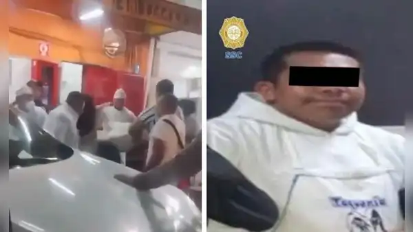 Mesero de taquería El Borrego Viudo es detenido por golpear a comensales y local es clausurado