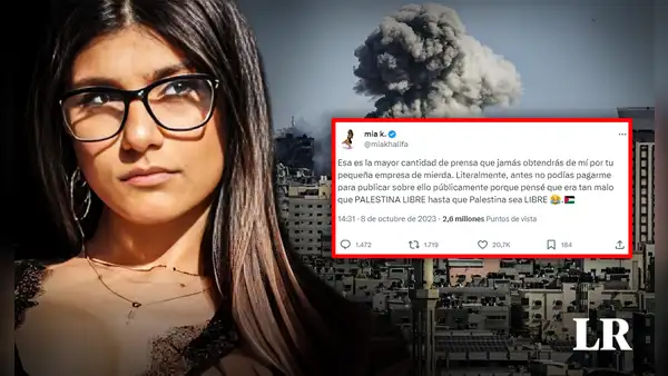 Pornhub congela millonarios ingresos de videos de Mia Khalifa por su apoyo a Palestina