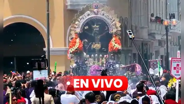 Procesión del Señor de los Milagros EN VIVO: HOY rutas, horarios y lo último del segundo recorrido