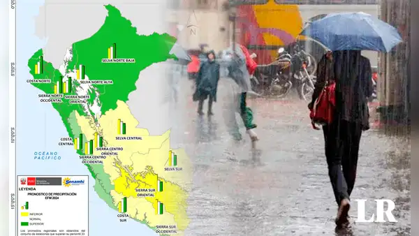 Verano 2024: ¿cuál es el pronóstico de lluvias para enero, febrero y marzo en Perú?