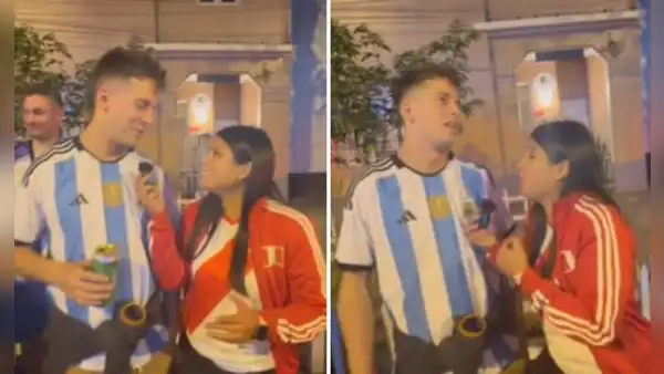 Hincha argentino asombra al responder si se pondría la camiseta de Perú: “Nosotros no hacemos eso”