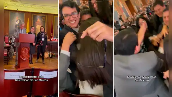 Estudiantes de la UNMSM tienen emocionante reacción tras ganar competencia en COLOMBIA: "Orgullo peruano"