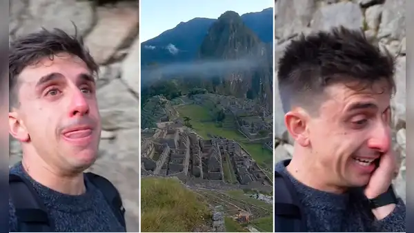 Italiano llega a CUSCO, visita MACHU PICCHU por primera vez y llora de emoción: "Perú es una maravilla”