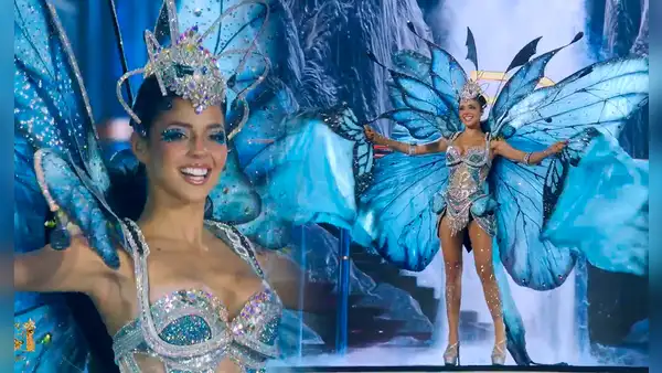 Luciana Fuster desfiló en sorprendente traje típico en el Miss Grand: ¿cómo fue su presentación?