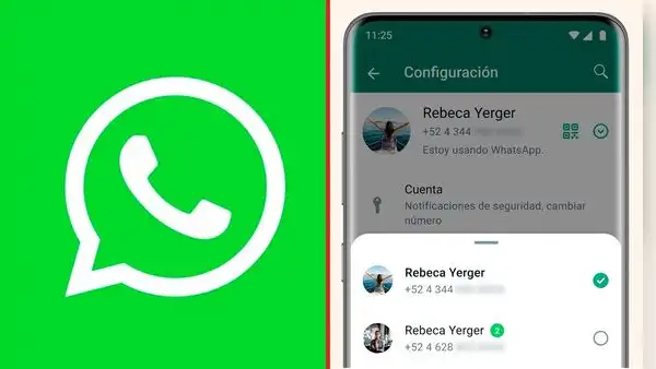 WhatsApp lanza función oficial para tener 2 cuentas distintas en el mismo celular