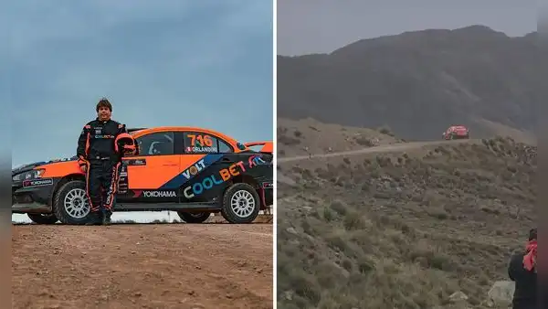 Rally Caminos del Inca 2023: Raúl 'Mono' Orlandini casi cae al abismo en el primer día de competencia