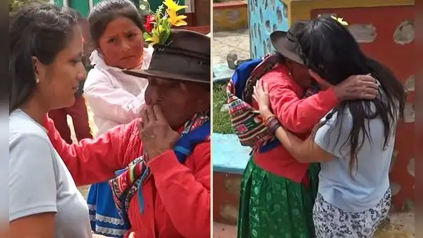 Abuela de Apurímac se reencuentra con su nieta adoptada por familia noruega: "¿Por qué no te quedas conmigo?"