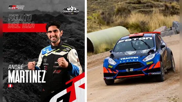 Rally Caminos del Inca etapa 1: André Martínez ganó la primera etapa