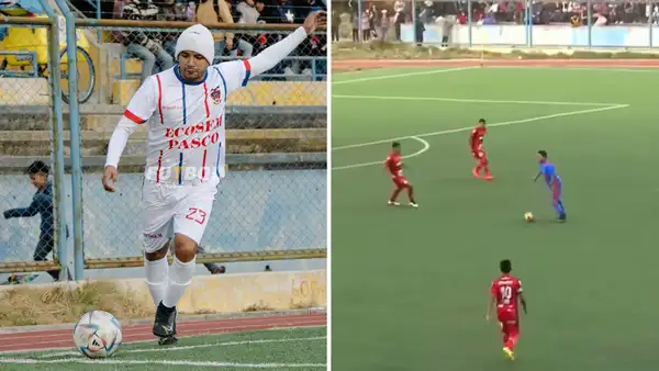 ¡Show de Manco! Reimond se lució con 'pase del desprecio' para el 5-0 de Ecosem Pasco sobre Vraem FC