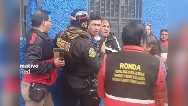 Policías y ronderos se enfrentan para detener a un presunto delincuente en Cajamarca