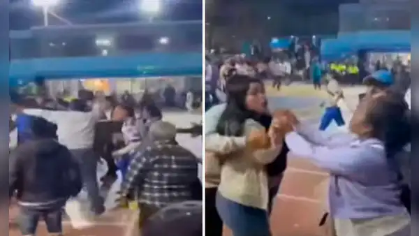 Huaral: cuadrillas del Señor de los Milagros se agarran a golpes durante campeonato de fútbol