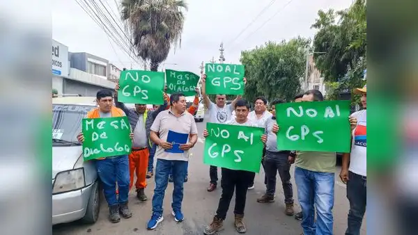 Transportistas de Trujillo acataron protesta contra Osinergmin