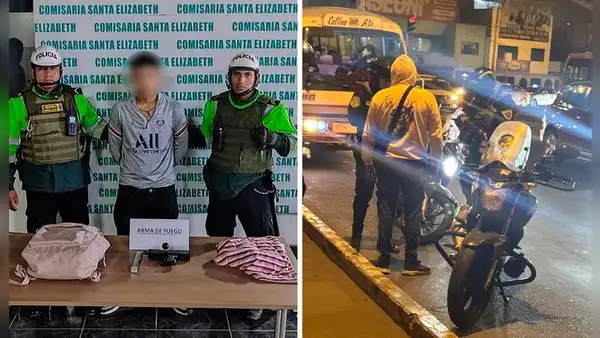 San Juan de Lurigancho: PNP captura a menor con arma de fuego involucrado en cobro de cupos