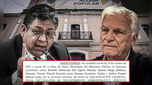 Acción Popular: Congresista denuncia a dirigentes por presunta organización criminal