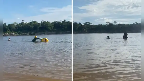 Heladero se mete en medio del río en IQUITOS para vender sus productos y sorprende: “Mis respetos”