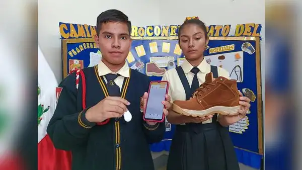 Trujillo: escolares crean zapatos antisecuestros tras la ola de raptos y llevarán proyecto a Brasil