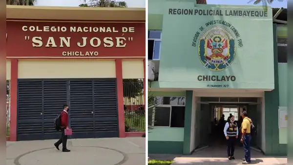 Perro policial halla cocaína a escolar durante charla antidrogas en colegio San José de Chiclayo