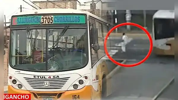 San Juan de Lurigancho: menor sobrevive luego de ser atropellado por autobús