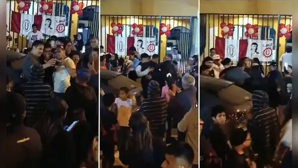 Piero Quispe tuvo increíble recibimiento de sus vecinos tras ganar el Clausura con Universitario