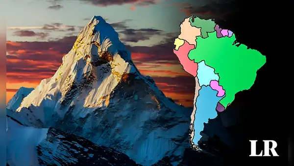 La montaña más alta desde el centro de la Tierra no es el Everest y está en Sudamérica