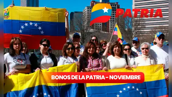 COBRA HOY los Bonos de la Patria que llegan del 1 al 7 de noviembre