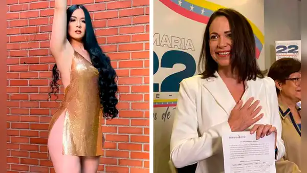 Diosa Canales y María Corina Machado: vedette se ofrece a sustituir a candidata en las presidenciales
