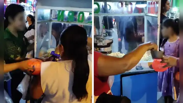 Vendedora de PERÚ llenó con canchita las calabazas de los niños por Halloween: “Y las tiendas ni medio caramelo”